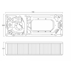 Плавательный спа-бассейн Treesse Saint-Tropez